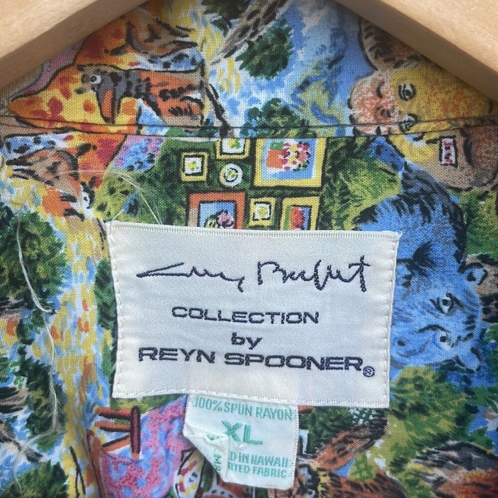 Reyn Spooner x Guy Buffet collab short sleeve button front shirt size XL - Picture 3 of 7